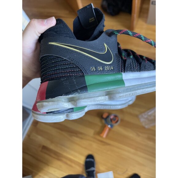 Nike KD 10 Black History Month Basketball Shoes Men's (Size: 10) 897817-003 - Picture 10 of 13